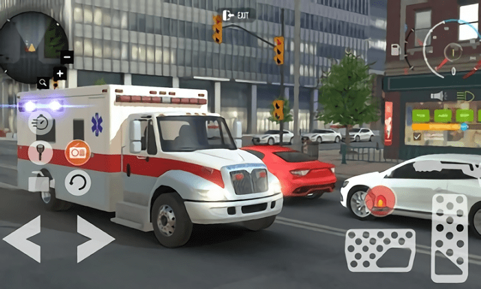 救护车城市驾驶模拟器 截图2