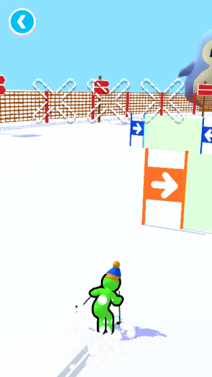 滑雪运动员3D 截图1