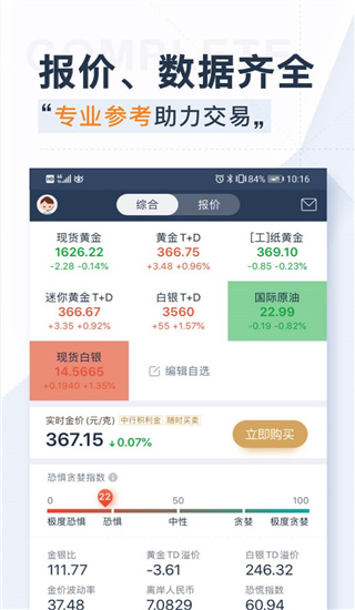 口袋贵金属app 截图4