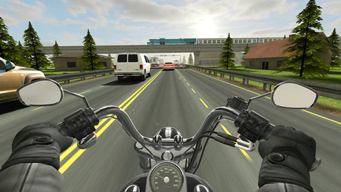 traffic rider摩托游戏 截图2