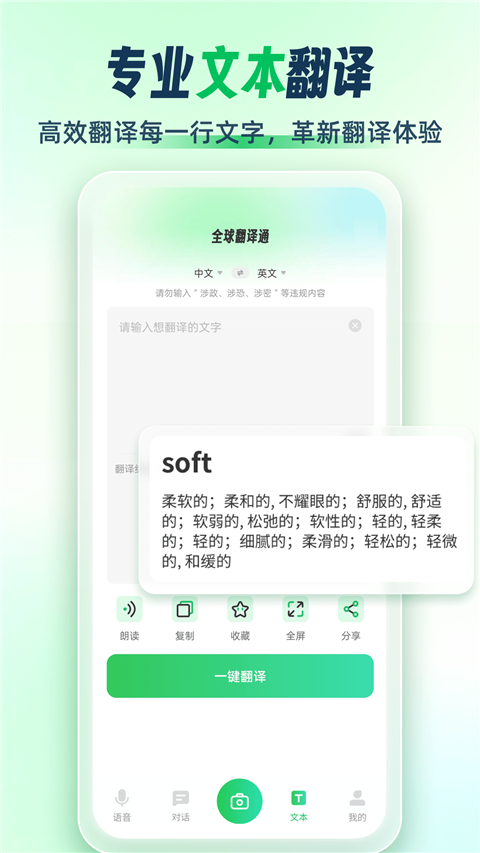 全球翻译通App 截图1
