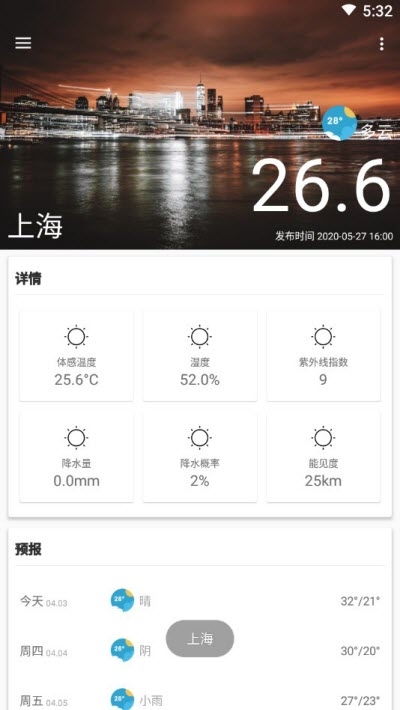 安果天气预报app 截图1