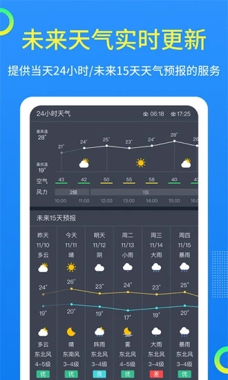 潮汐天气app 截图1