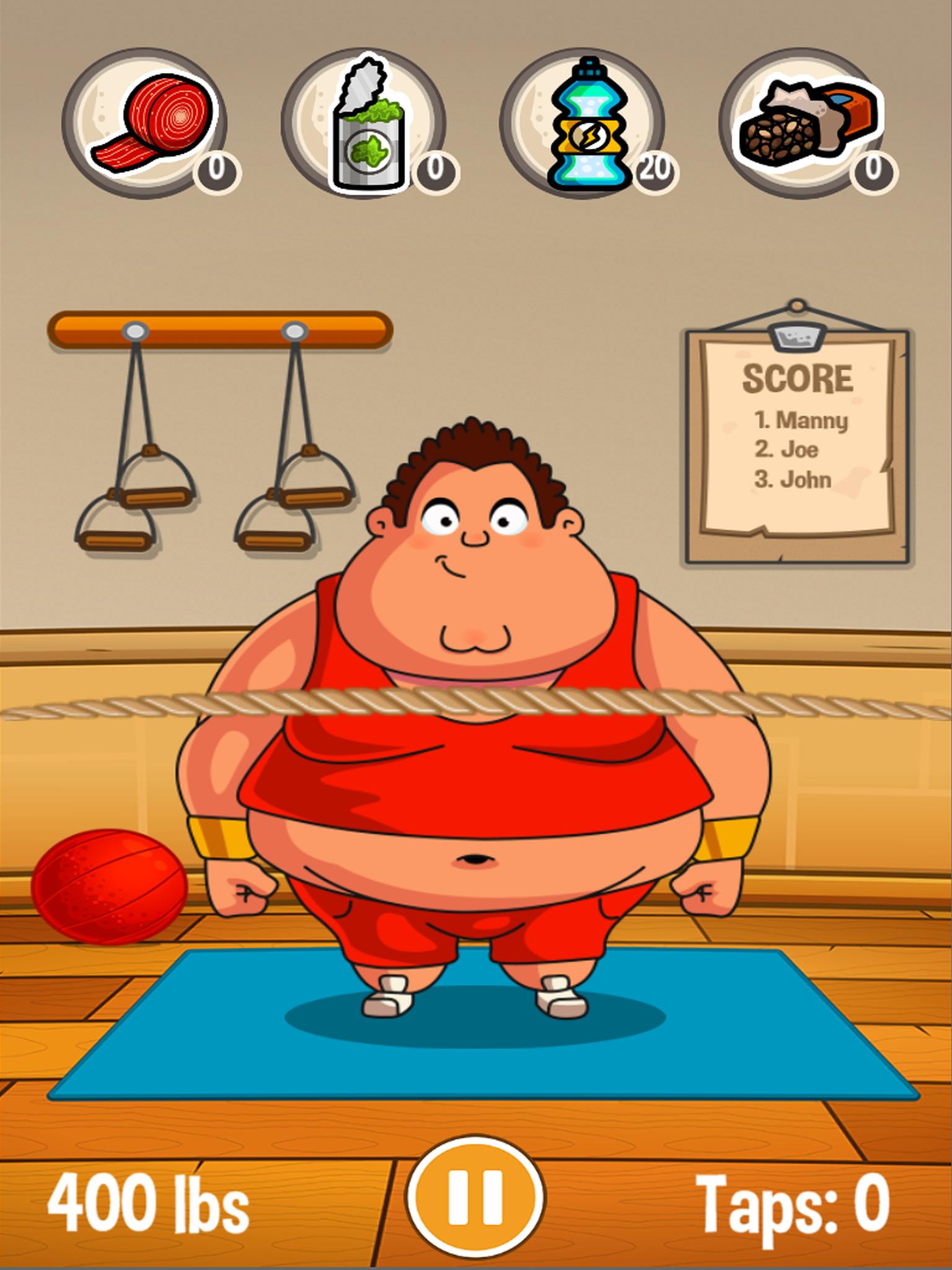 胖子健身游戏 截图2