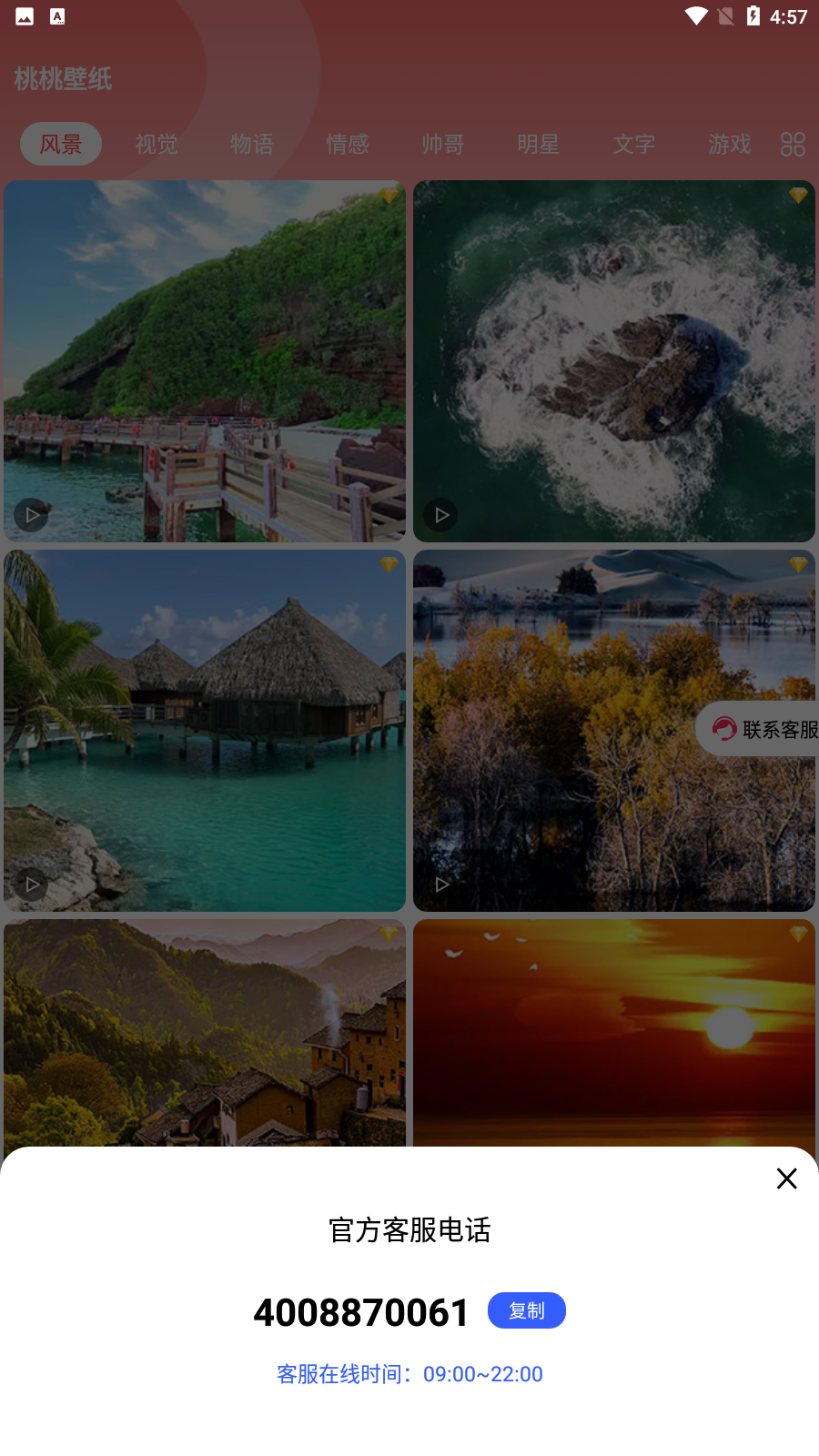 桃桃壁纸APP 截图3