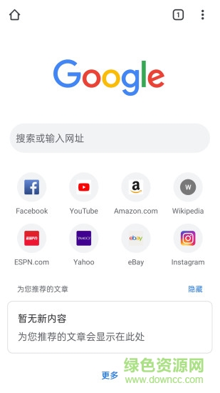 谷歌浏览器中文版 截图1