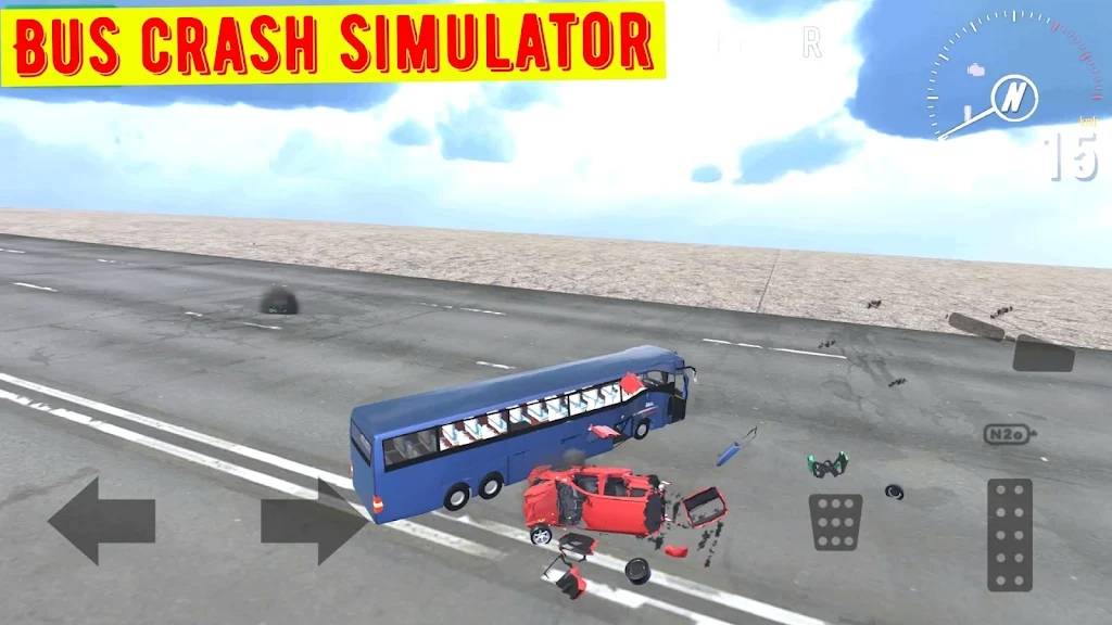 公共汽车碰撞模拟器游戏 截图2