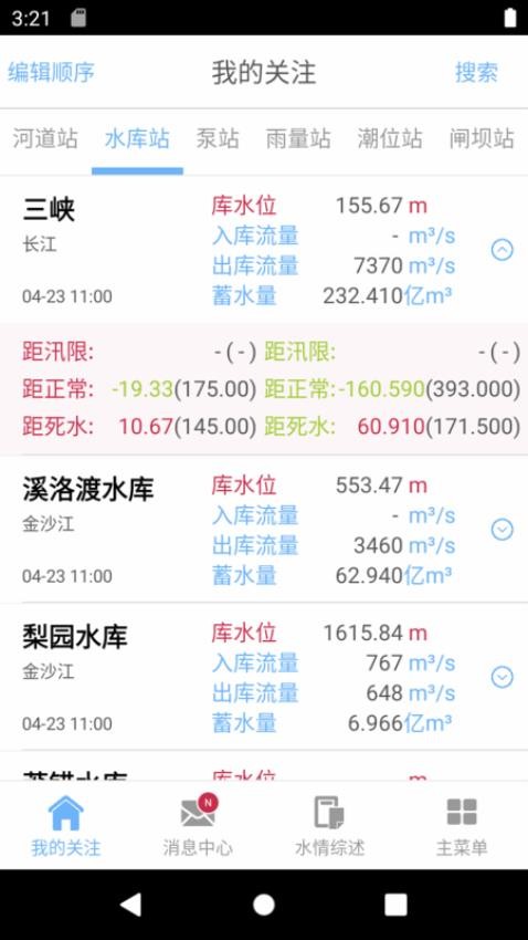 长江水情专业版app 截图1