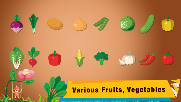 水果和蔬菜拼图 截图3