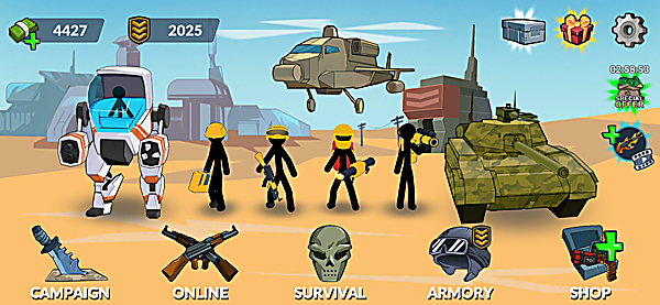 火柴人世界大战(StickmanWorldWar) 截图1
