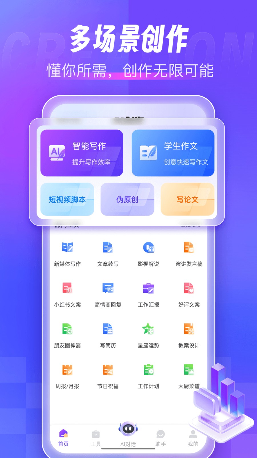 AI写作创作家 截图1