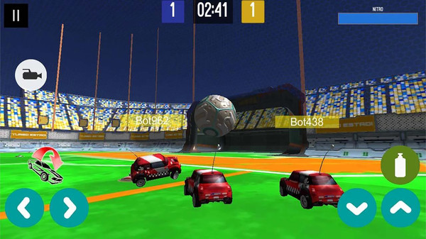汽车足球赛游戏 截图2