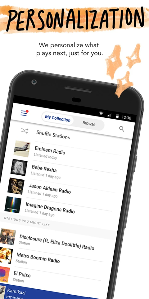 pandora音乐软件 截图3
