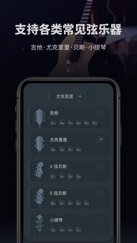 吉他电子调音器 截图1