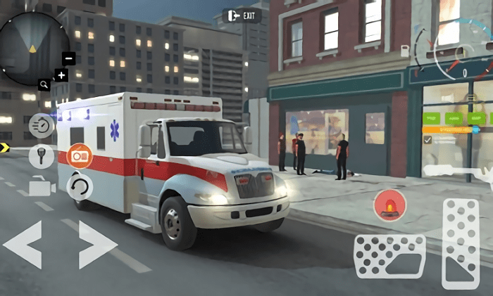 救护车城市驾驶模拟器 截图1