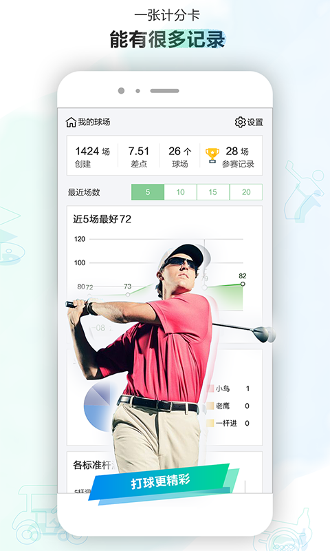 小白球高尔夫app 截图1