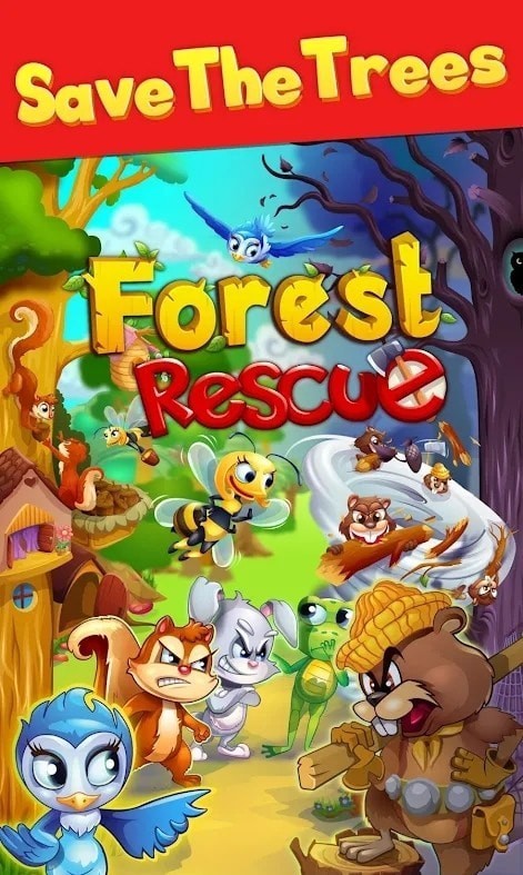 森林救援三消拼图(Forest Rescue) 截图2
