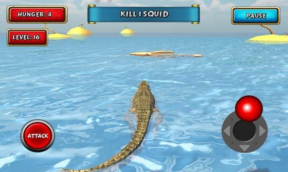 鳄鱼模拟器海滩狩猎 截图1