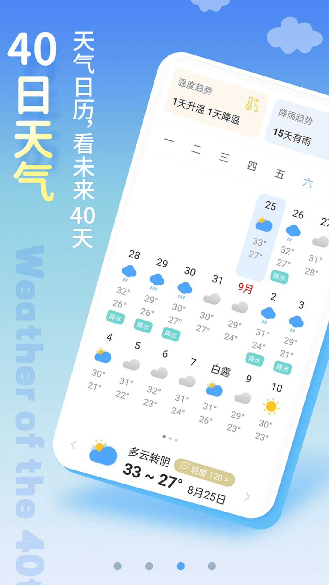 清新天气预报app 截图3