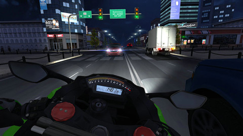 traffic rider摩托游戏 截图1