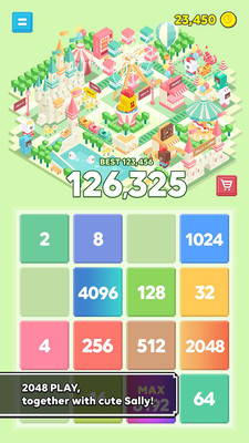 莎莉大陆2048 截图3