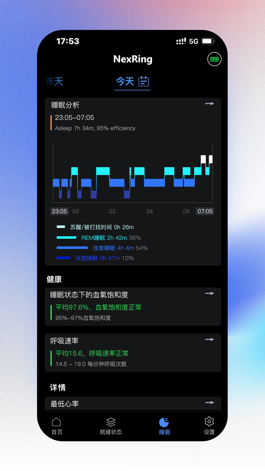 NexRing睡眠监测 截图5