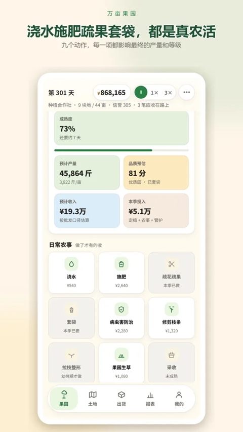 万亩果园游戏 截图1