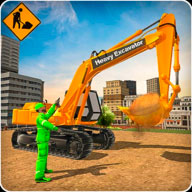 建造施工挖掘机模拟