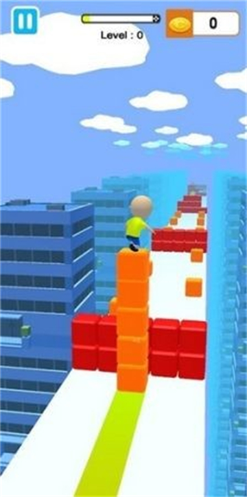 果冻冲浪(Cube Surfing Block Ride 3d) 截图3