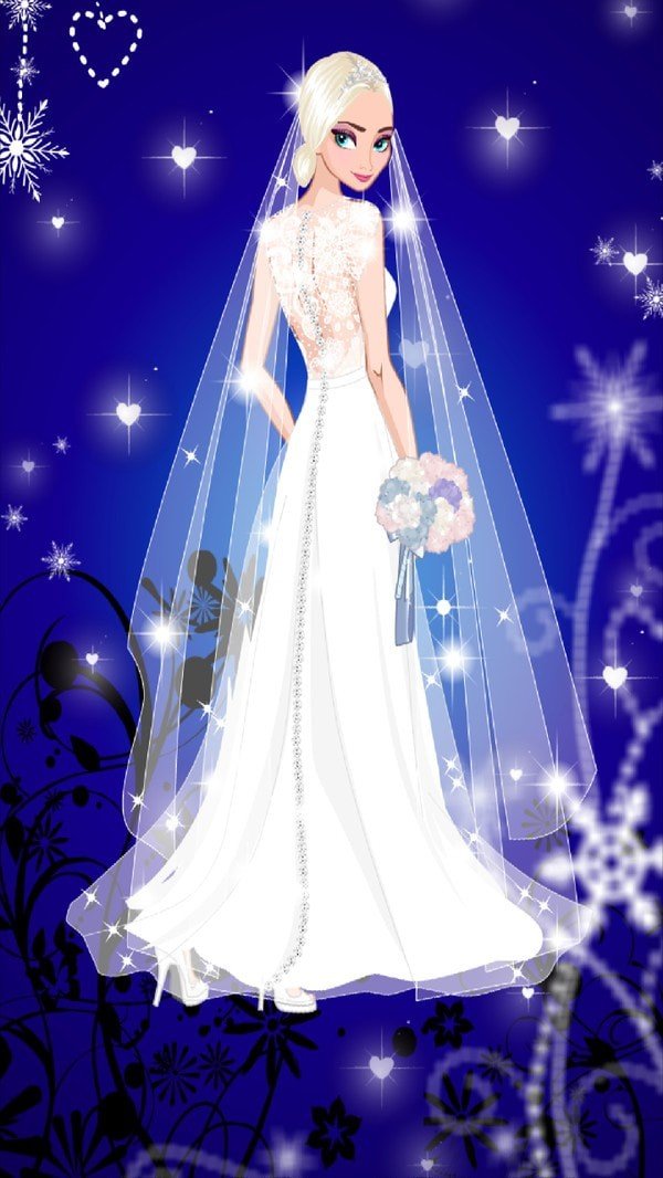 冰雪女王的婚礼化妆游戏 截图3