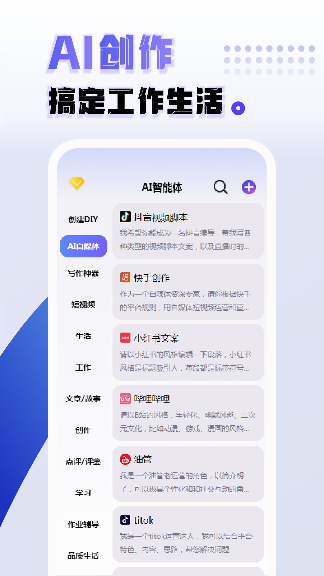 AI创作写作 截图3