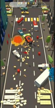 障碍道路碰撞3D 截图2