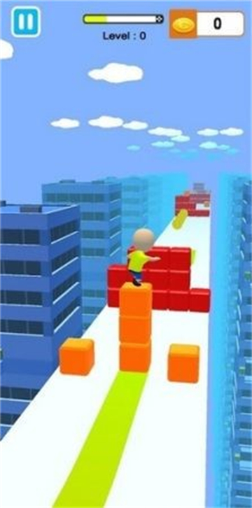果冻冲浪(Cube Surfing Block Ride 3d) 截图1